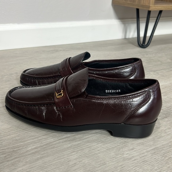 Florsheim • mens riva loafer leather comfort dress shoes burgundy 8.5 main image 5